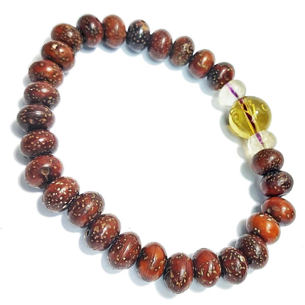 六字真言&老星月菩提手珠4*6mm【十方】152808