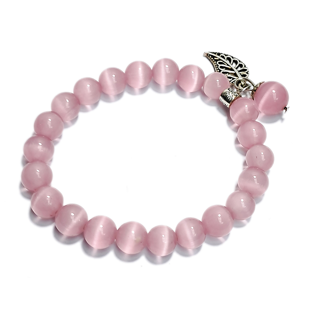 粉紅虎眼石手珠7.7mm【十方】152852