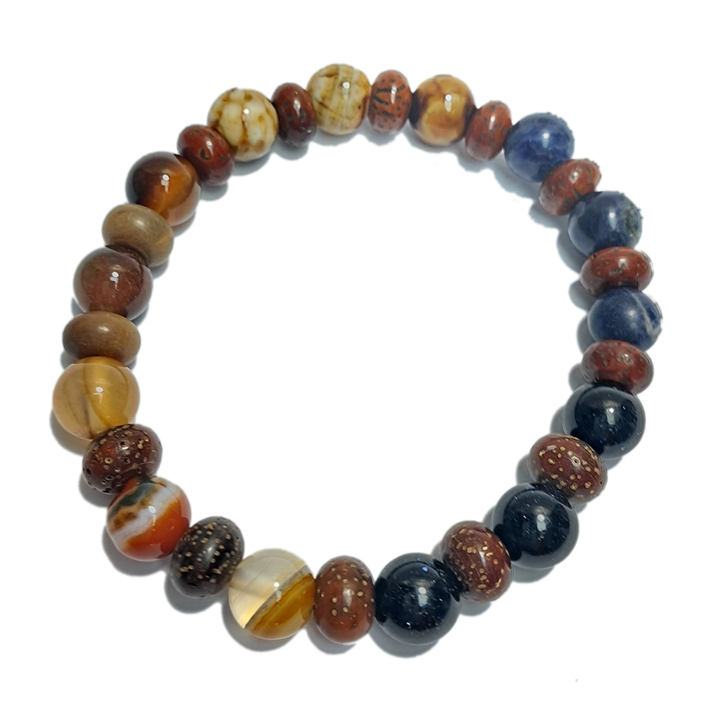 青金石&菩提子手珠7mm【十方】152860