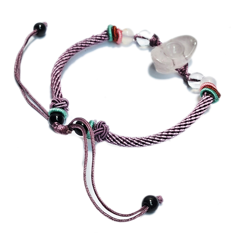 元寶{水晶}&中國結手鍊【十方】152902