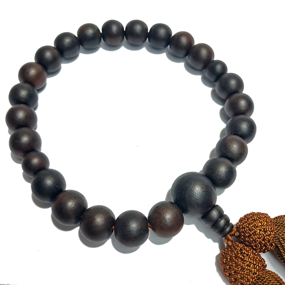 黑檀木日式提珠13mm【十方】152921