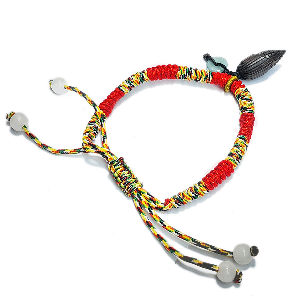 玉米{黑檀}豐收五色線手鍊【十方】152903