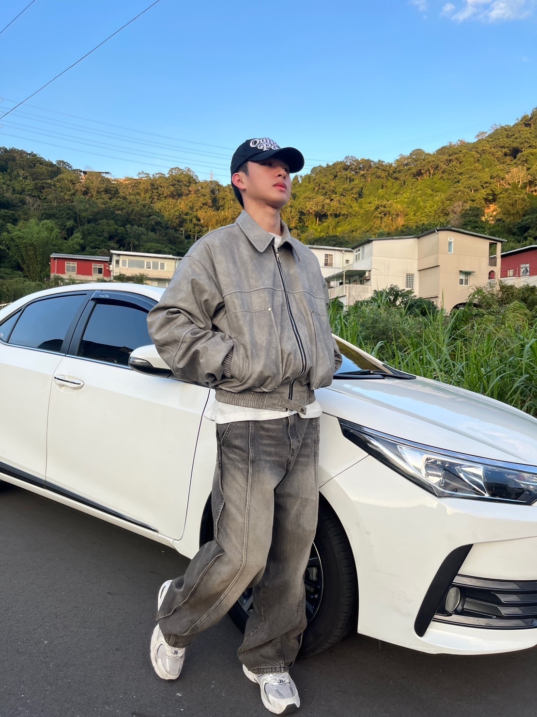 🇰🇷韓國 雙線 刷色 泥染 單寧 牛仔長褲