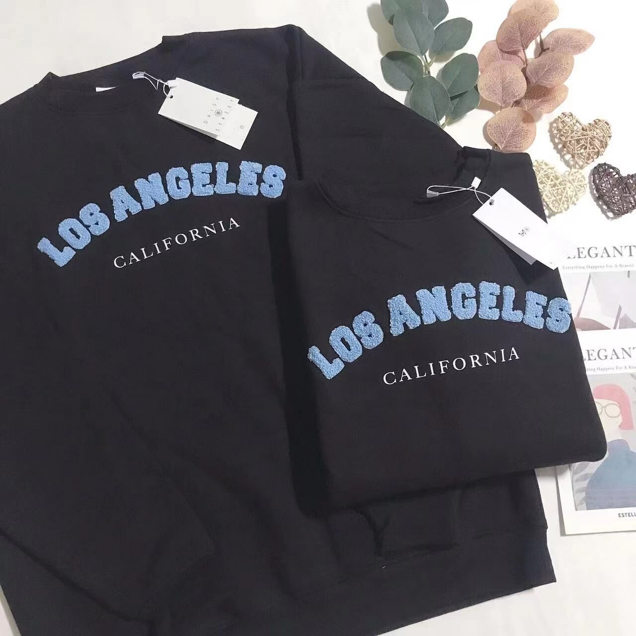 DAISY STREET LA PRINT SWEATSHIRT