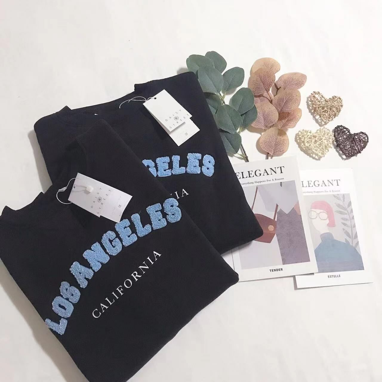 DAISY STREET LA PRINT SWEATSHIRT