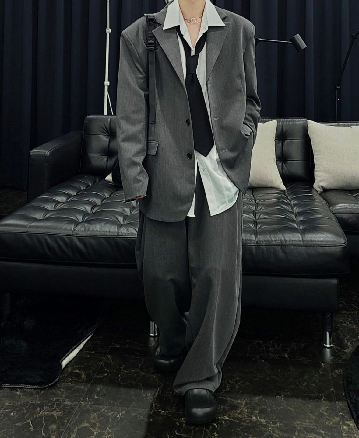 淨色鬆身西褲 P2682