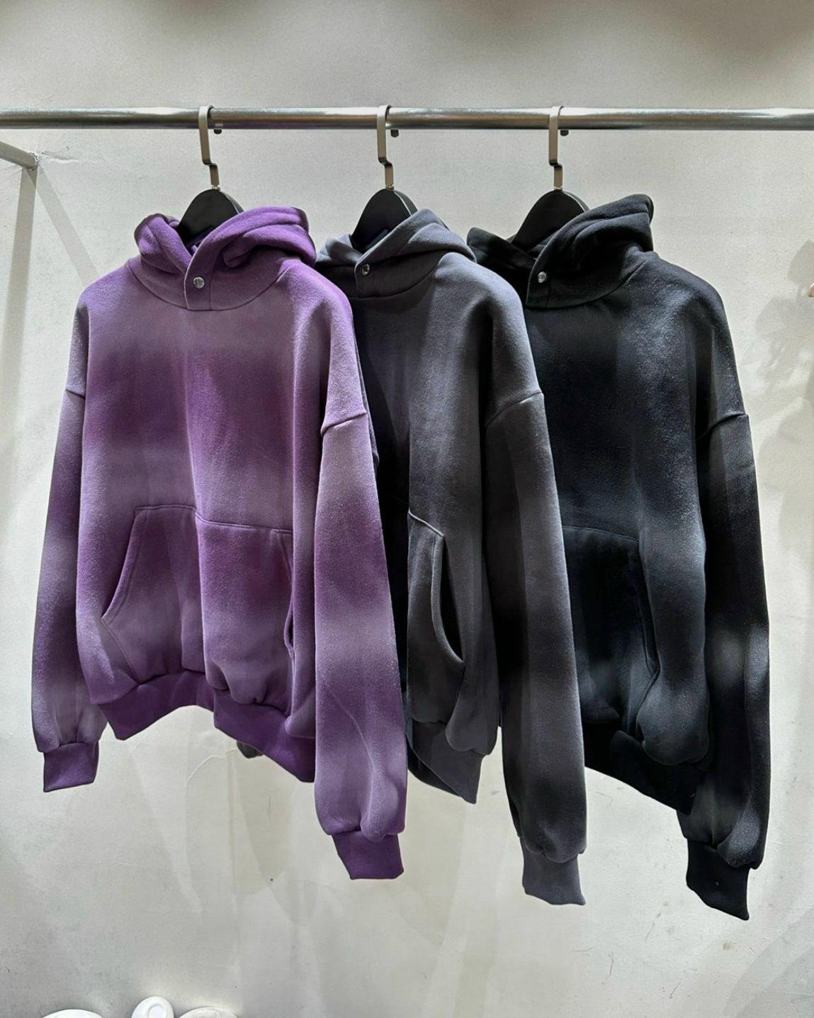 拼色連帽衛衣(薄抓毛底) T5259