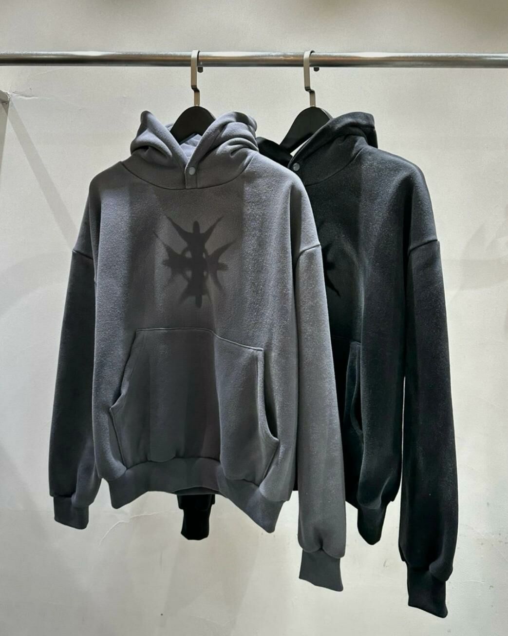 紮染圖案連帽衛衣(薄抓毛底) T5260