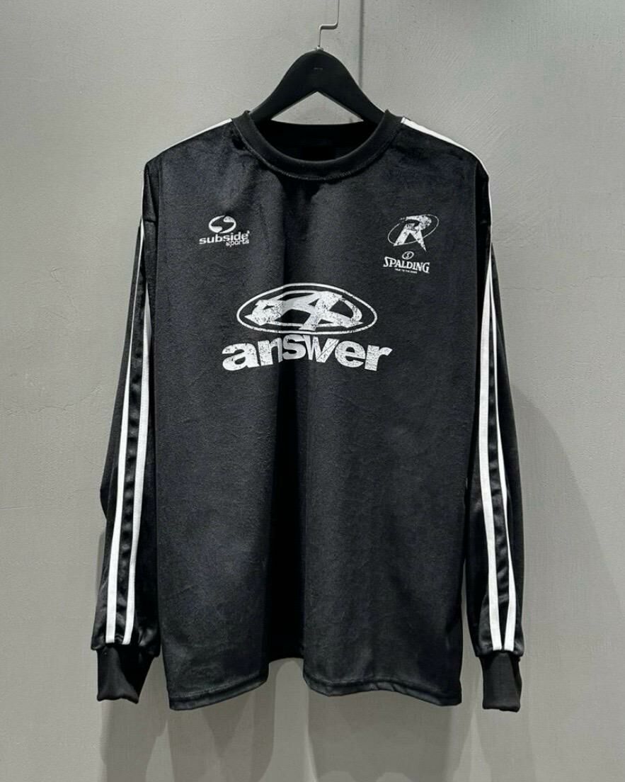 雙間英文字圖案長袖衫 T5261