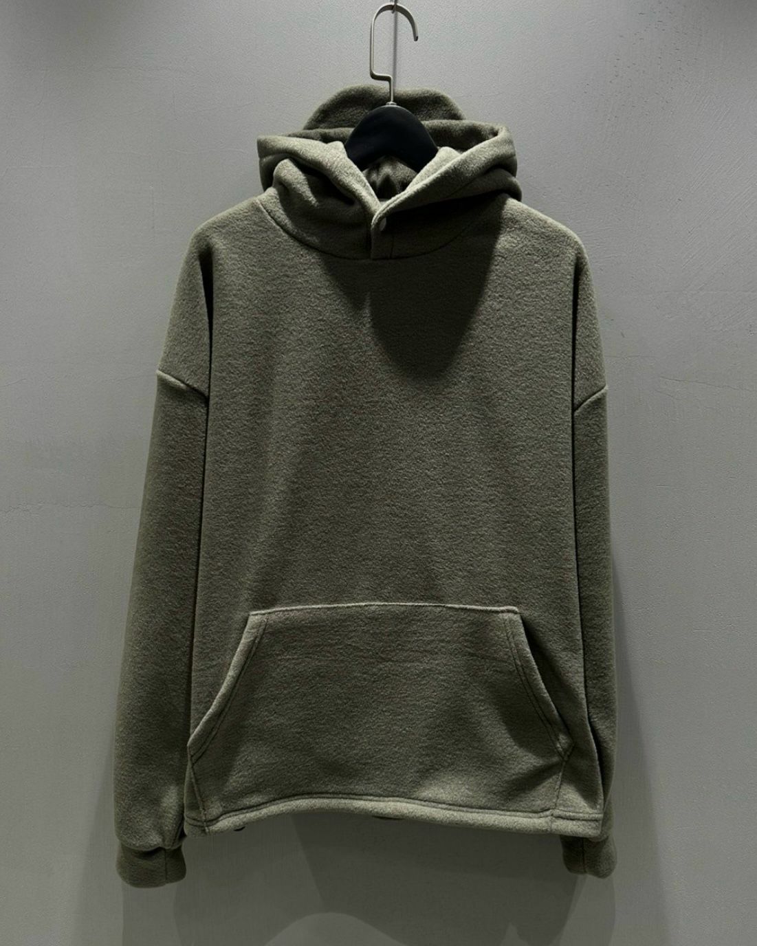 淨色毛絨連帽衛衣 T5263