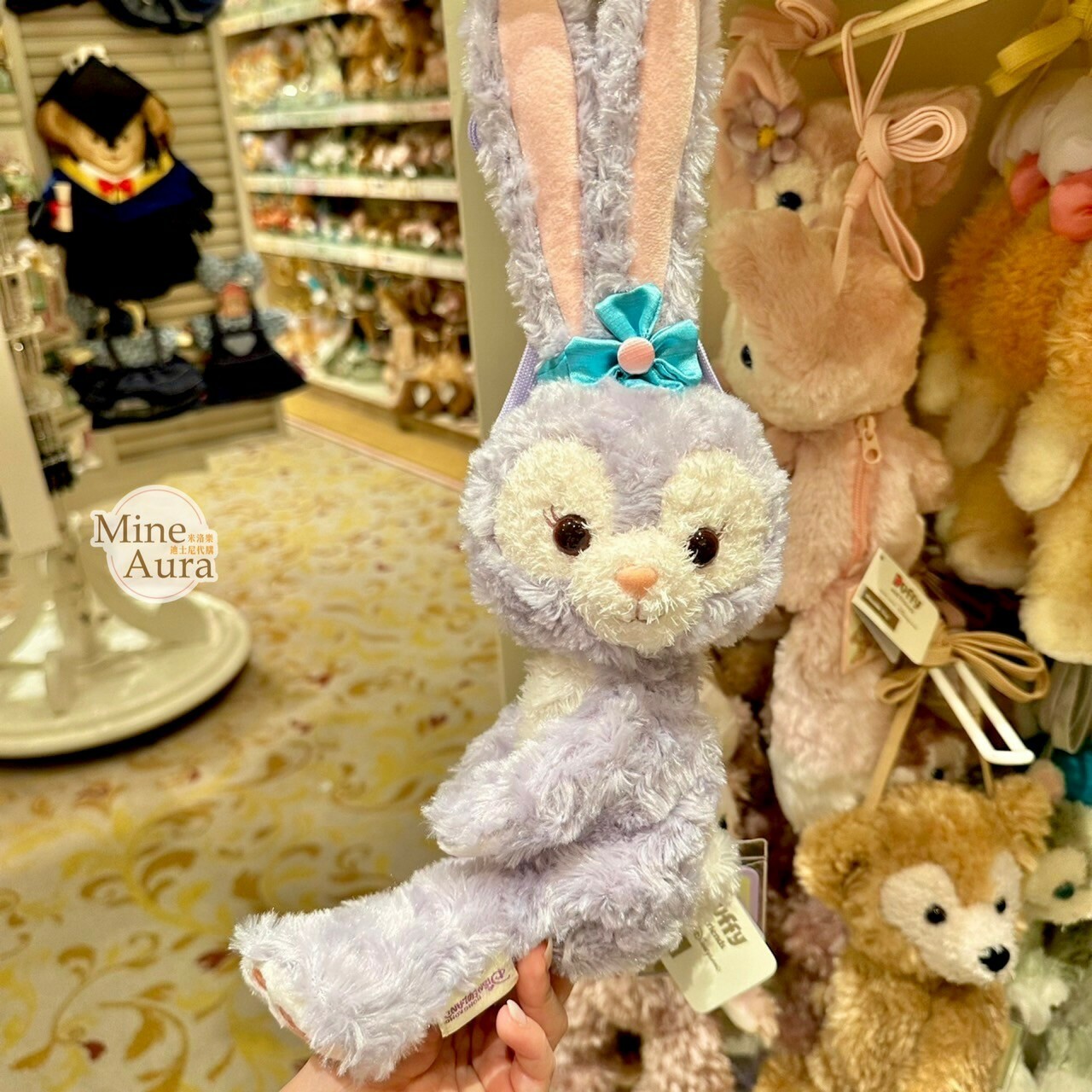 史黛拉露 星黛露 StellaLou 側姿 絨毛娃娃玩偶設計 斜背 小包 -香港迪士尼樂園