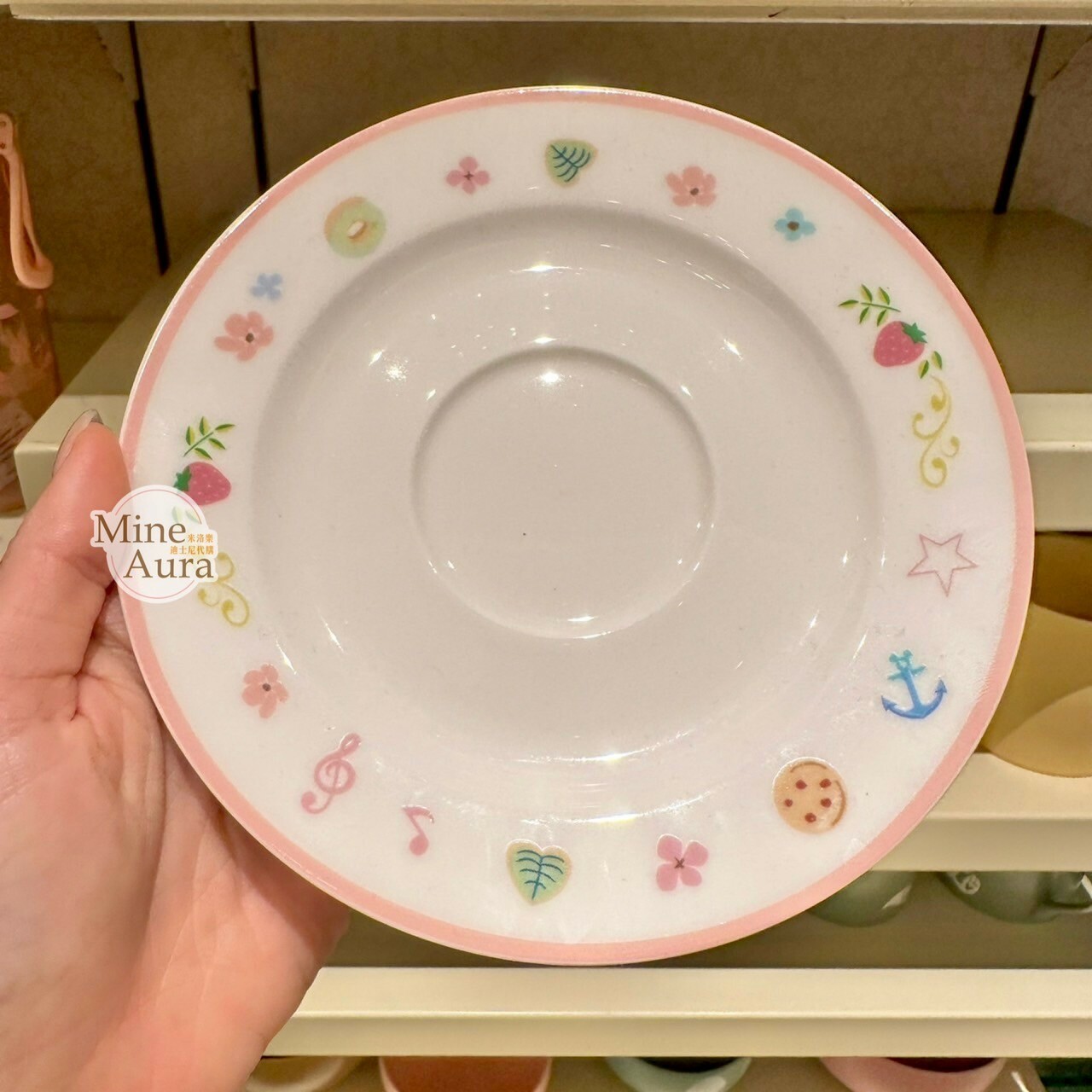 達菲 Duffy 與好友們 大頭圖案 下午茶 茶杯 杯碟套裝 廚房用品 -香港迪士尼樂園