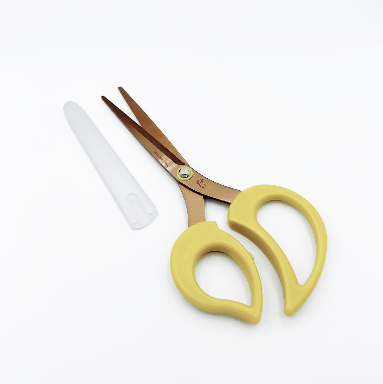 鈦艾你 ．事務剪刀 /  (玫瑰金鈦)185mm  #T1051