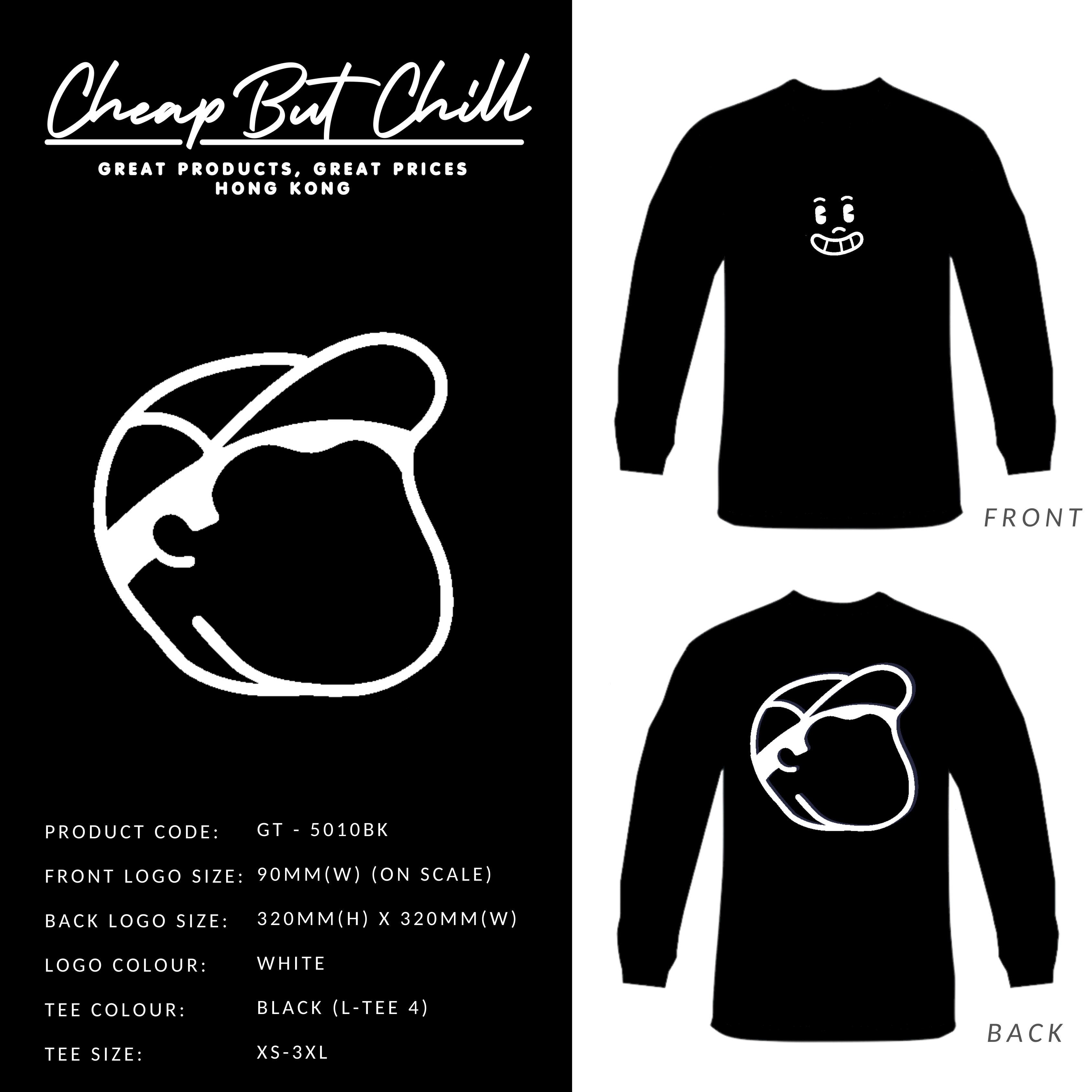 New ✦ 凸別版 立體大頭 Tee (四色入)