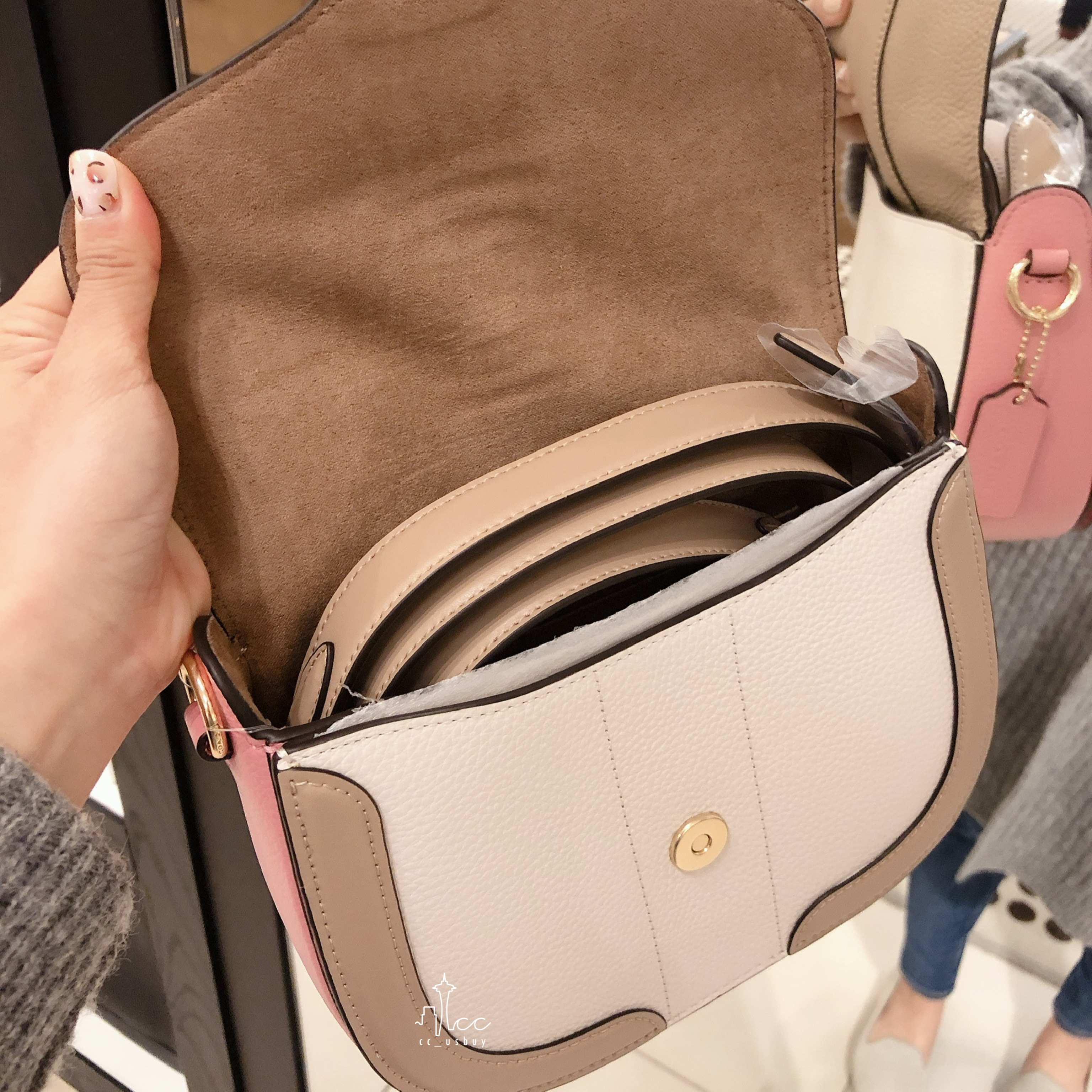 [香港現貨] Coach Georgie Saddle Crossbody