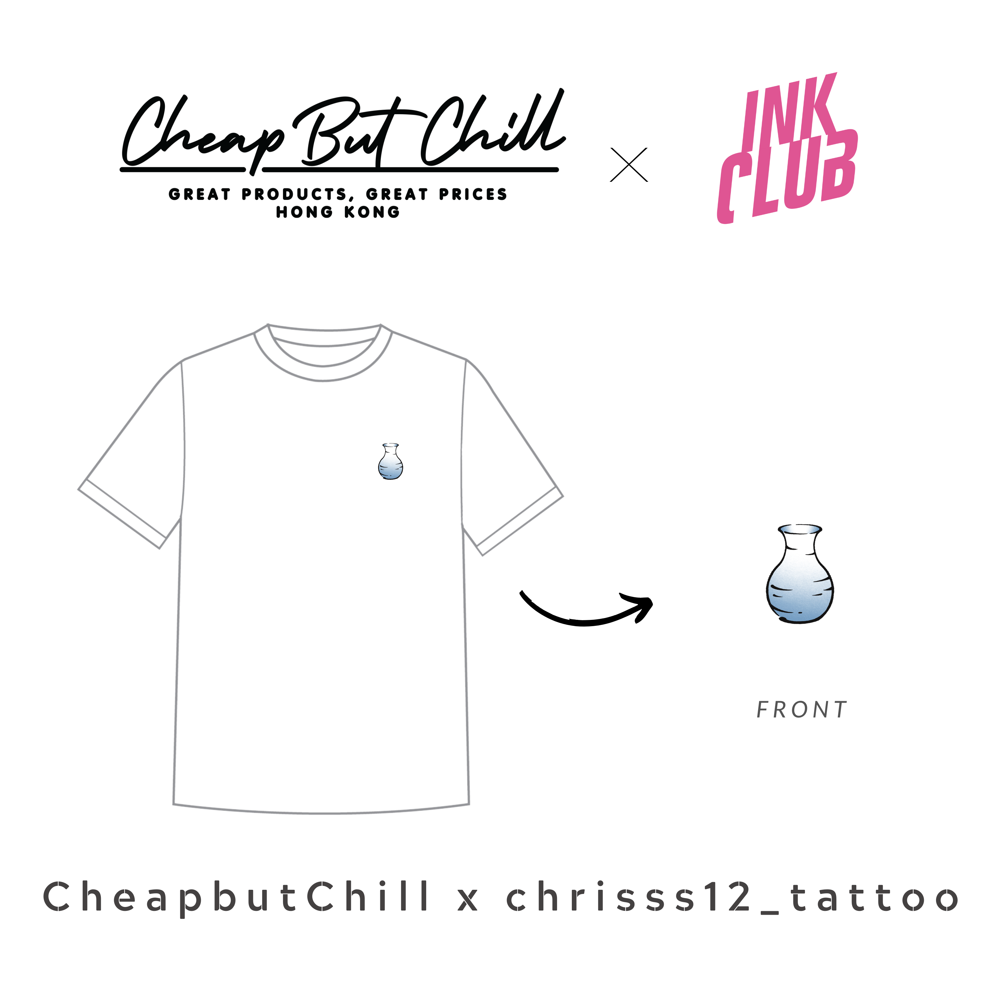 New ✦ CheapbutChill x chrisss12_tattoo 八爪魚Tee