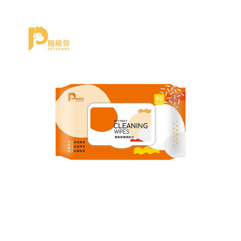 【Petpanny陪陪你】寵物抑菌濕紙巾－80抽