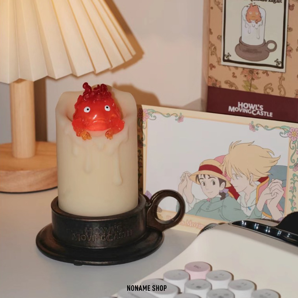 霍爾的移動城堡 宮崎駿 卡西法 蠟燭燈 夜燈