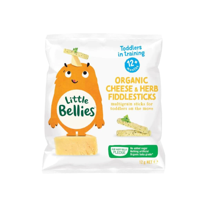 Little Bellies 有機非油炸無麩質嬰兒芝士香草脆條  （12個月或以上嬰幼兒小食）(12g)(92906)