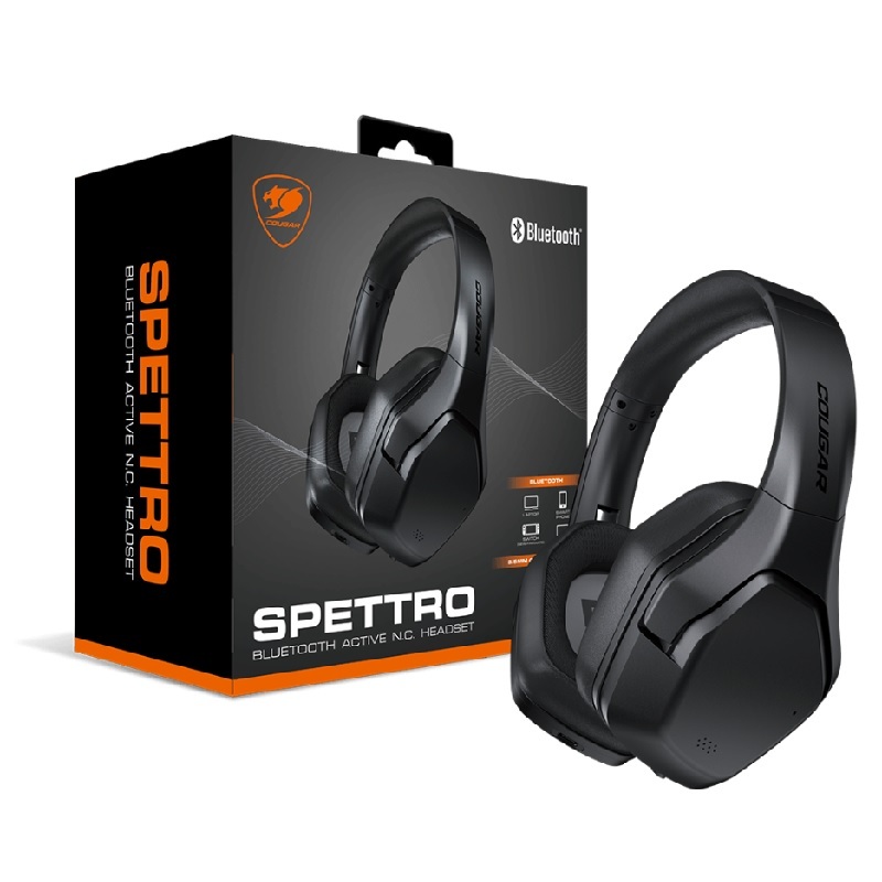 米特3C數位–COUGAR 美洲獅 SPETTRO 無線藍芽耳機 ANC主動式降噪