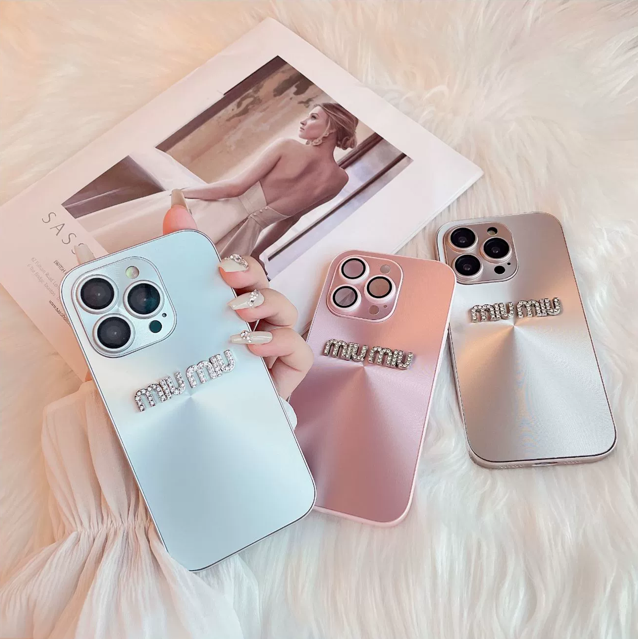 MIU閃鑽極光手機殼