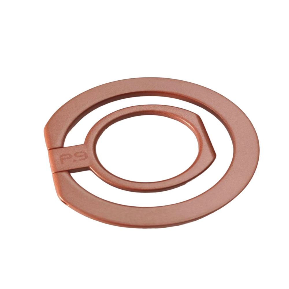 鋅合金磁吸指環支架(附磁圈貼片)/粉