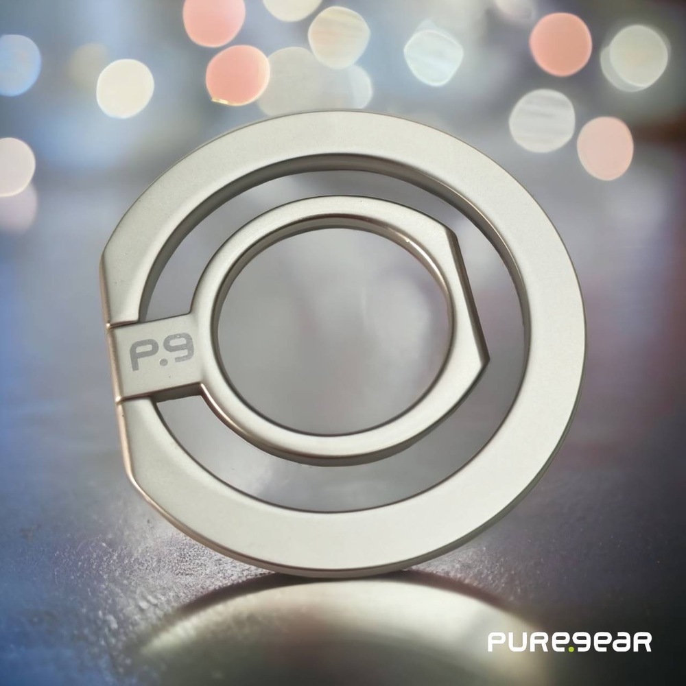 鋅合金磁吸指環支架(附磁圈貼片)/鈦