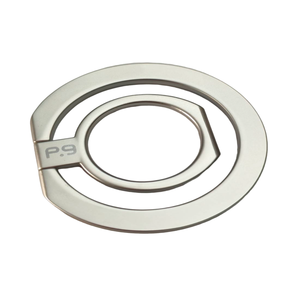 鋅合金磁吸指環支架(附磁圈貼片)/鈦