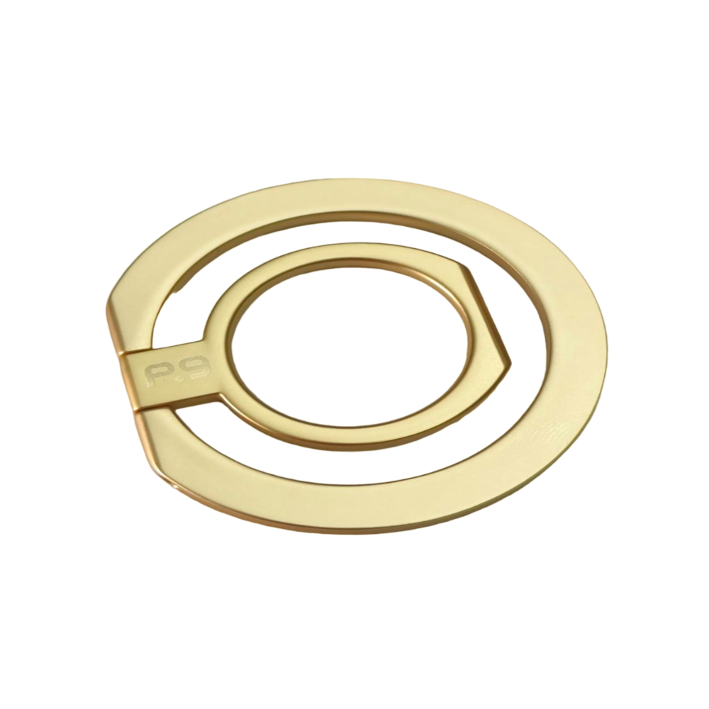 鋅合金磁吸指環支架(附磁圈貼片)/金