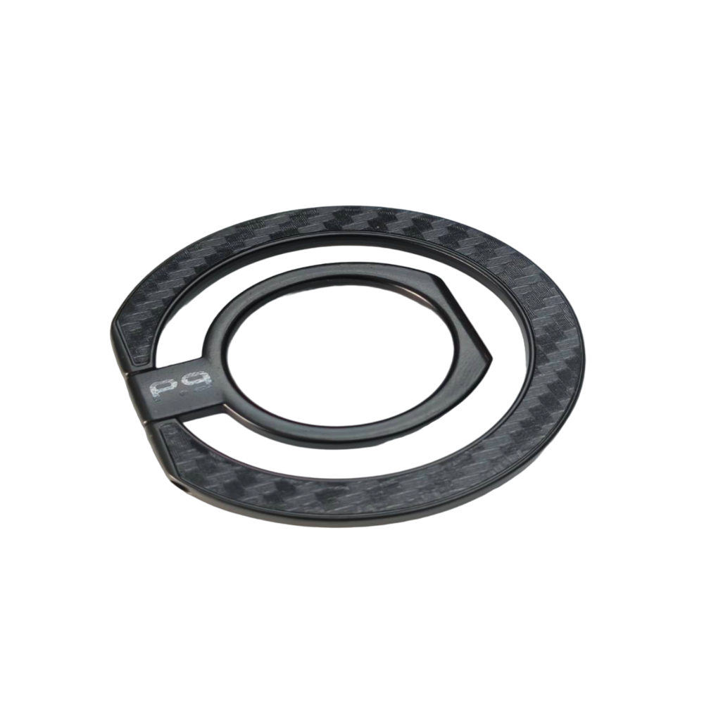 鋅合金磁吸指環支架(附磁圈貼片)/卡夢