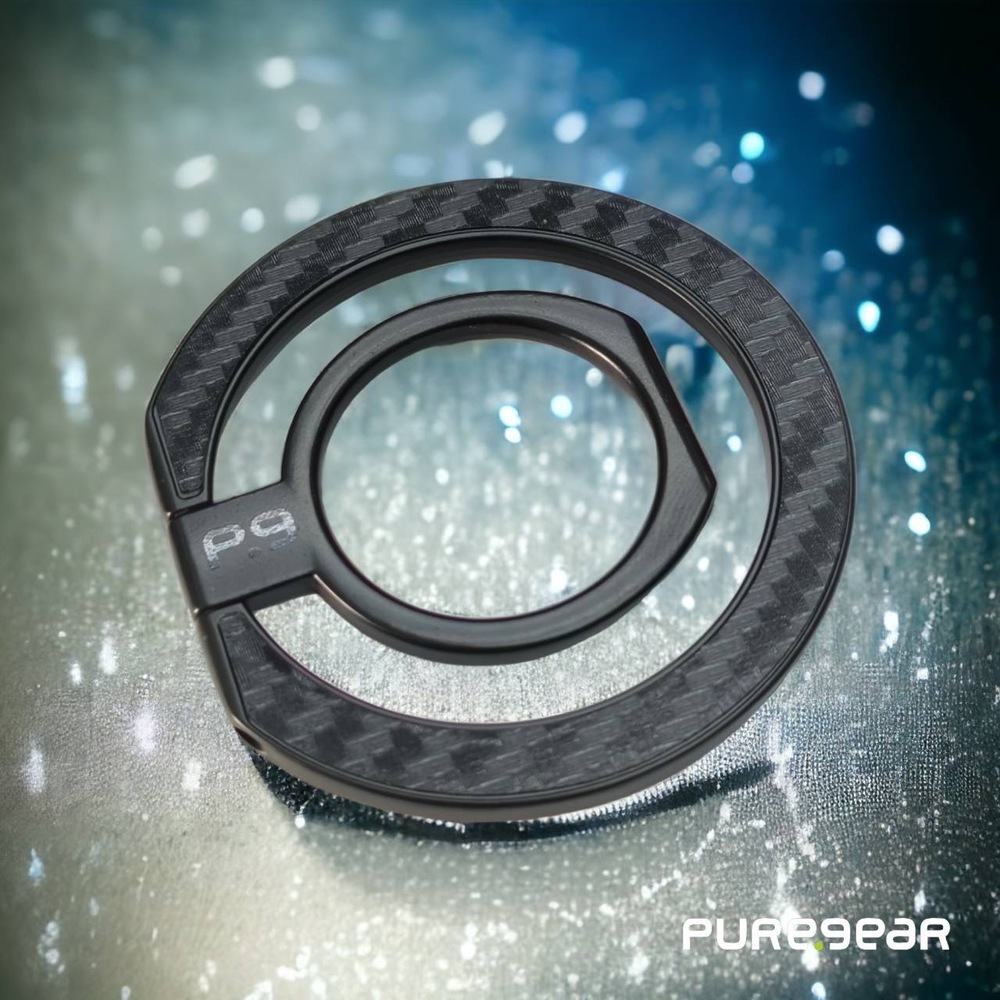 鋅合金磁吸指環支架(附磁圈貼片)/卡夢