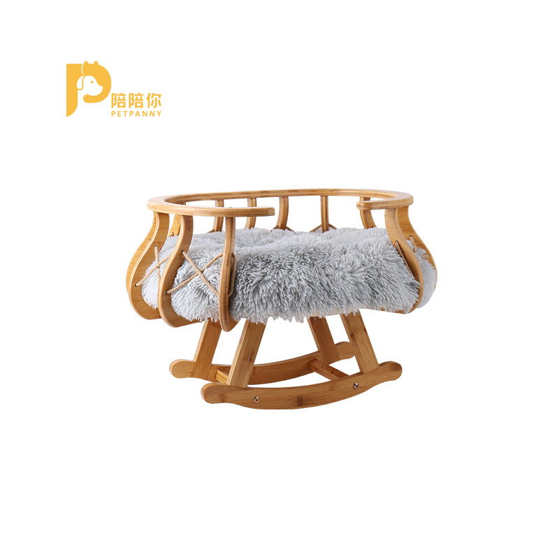 【Petpanny陪陪你】 北歐實木搖床