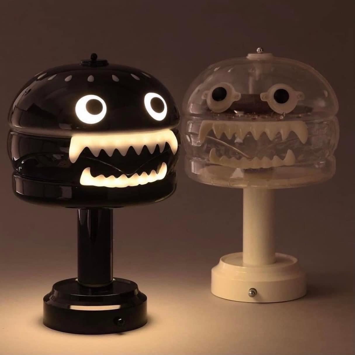 UNDERCOVER X MEDICOM TOY HAMBURGER LAMP 漢堡燈黑//咖啡//透明