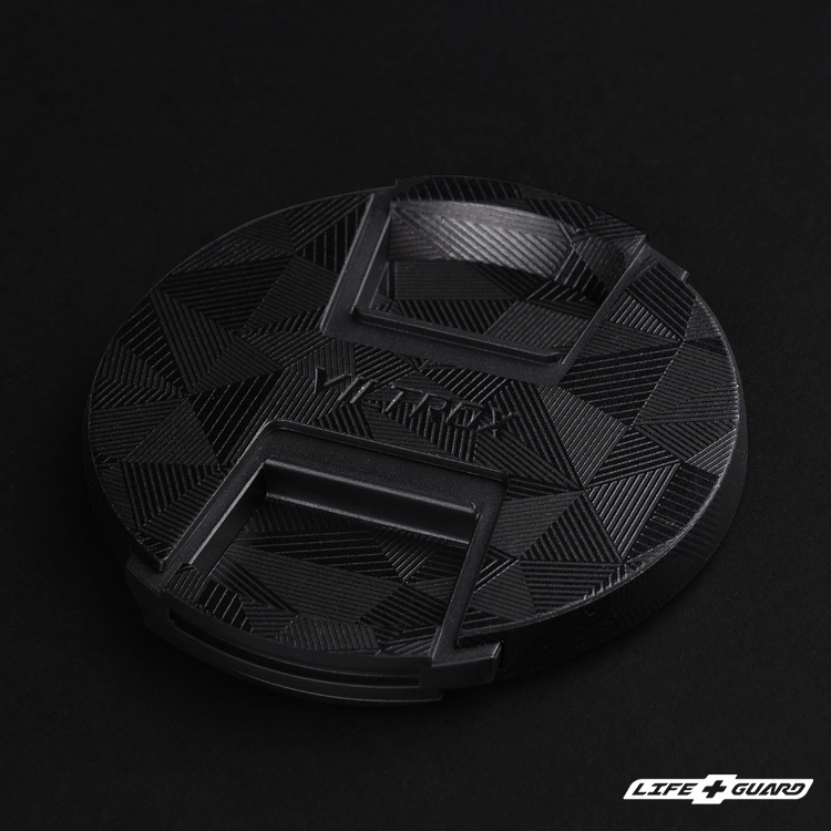 LIFE+GUARD 鏡頭貼膜安裝示意，適用 Viltrox AF 16mm F1.8