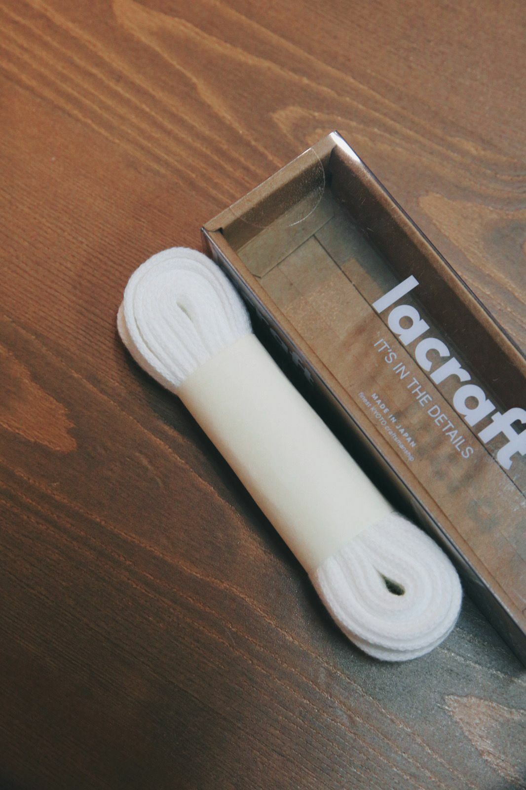 {現貨} LACRAFT Soft White Shoelaces