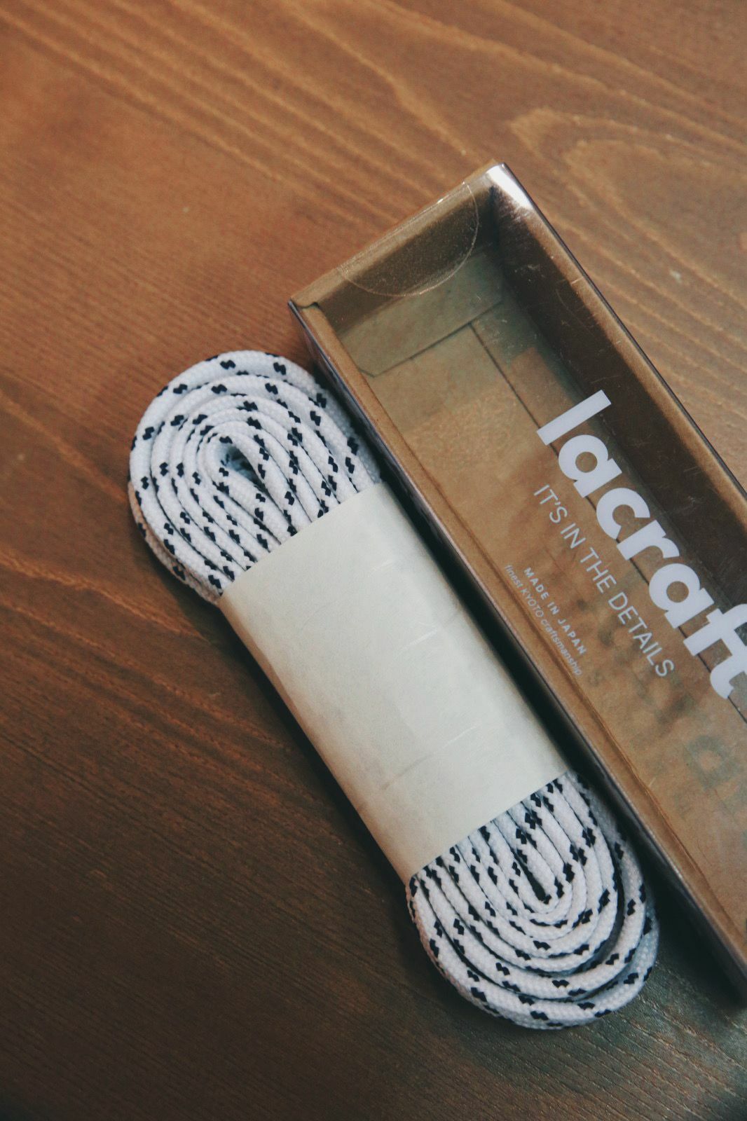 {現貨} LACRAFT 藍白Polyester - SAILOR Shoelaces