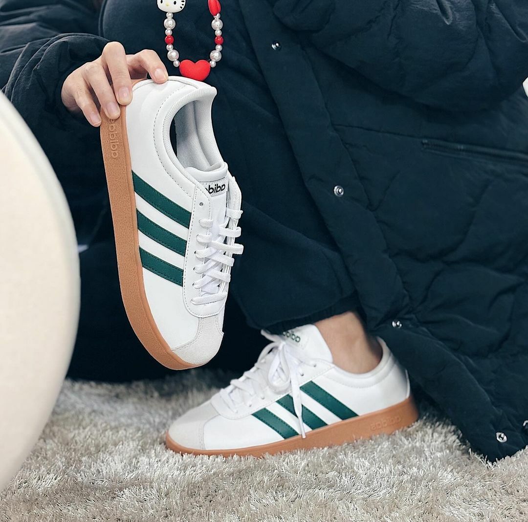 Adidas Neo VL Court 白色 白綠 黑色 三色 復古 厚底 德訓鞋 ID3710 ID3711 ID3712