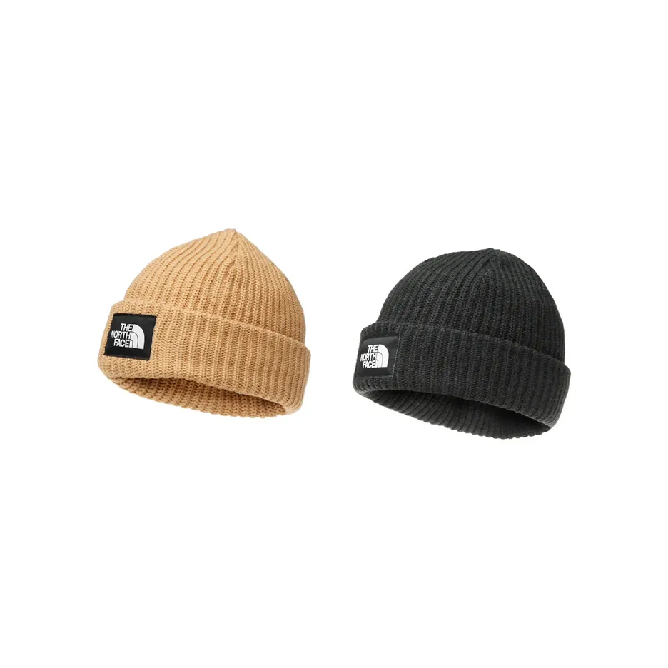 -(E2b04)-THE NORTH FACE KIDS SALTY LINED BEANIE 童款毛帽-NF0A7WG8 卡其(I0J)/黑色(JK3)