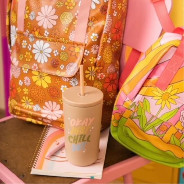 美國 Talking out of Turn/ 16oz環保吸管杯/ Just Chill