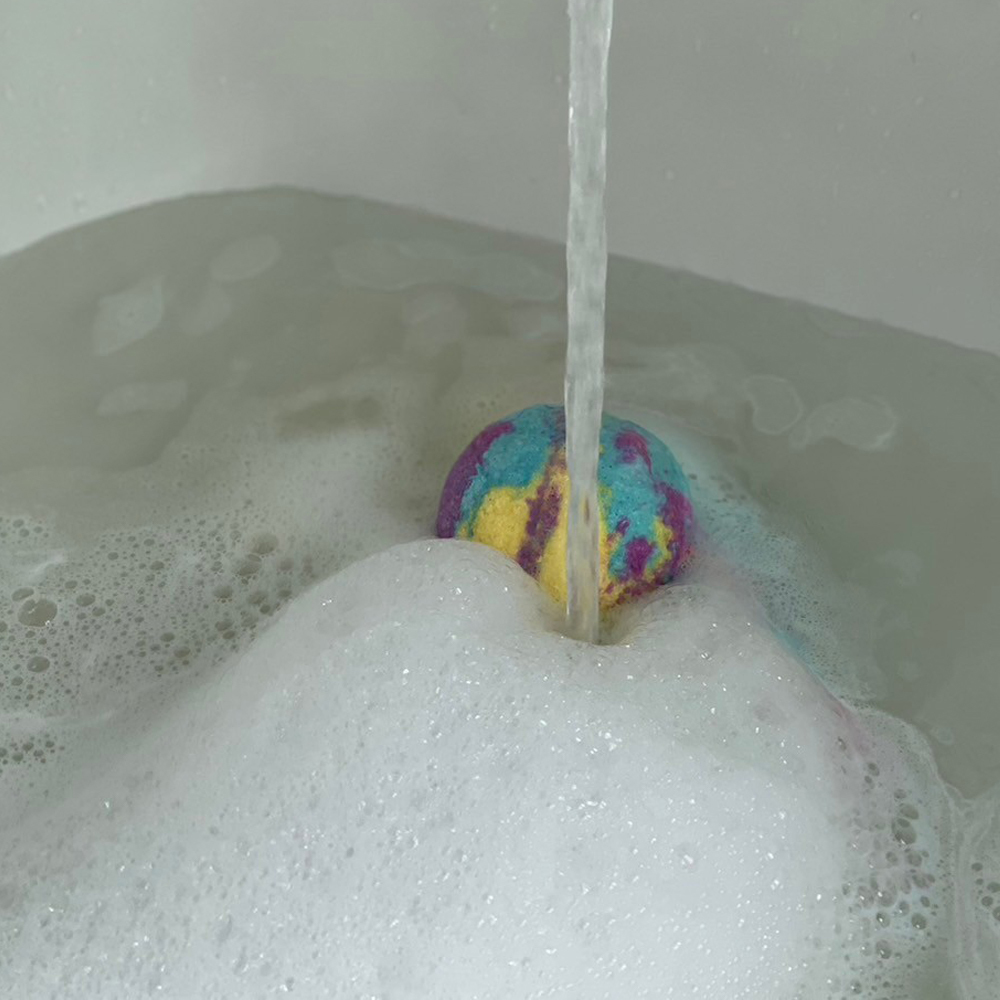 雙享泡入浴球【清新小蒼蘭】-韓國I'm Bomb