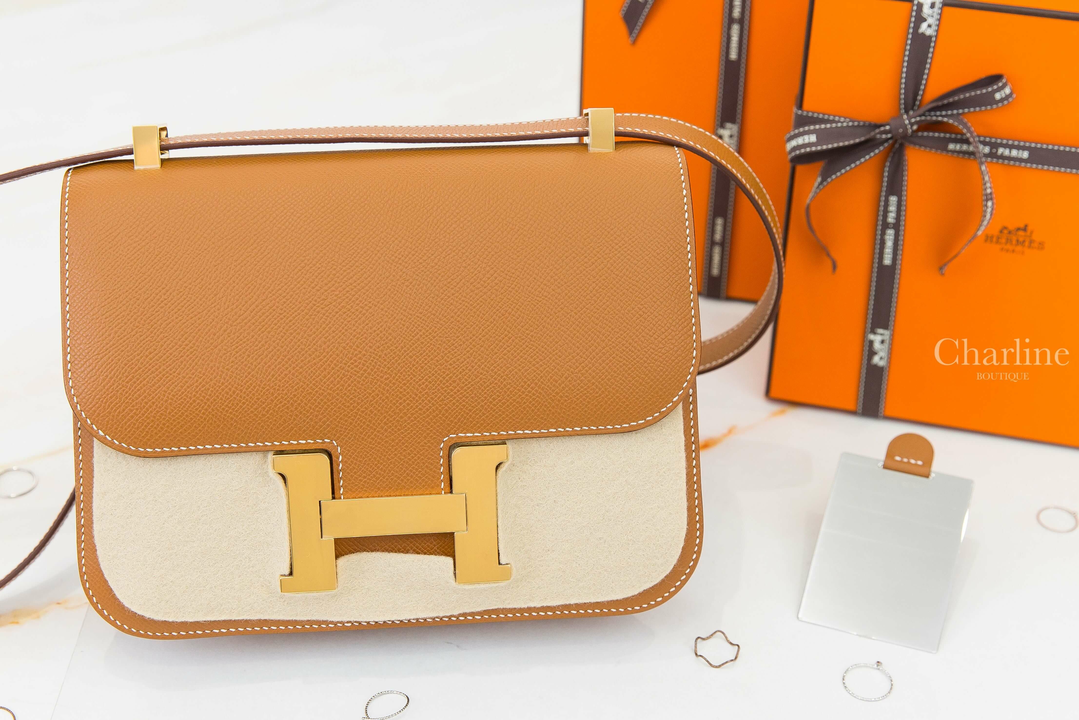 Hermès Constance III 24cm 37 Gold Epsom 焦糖色金釦鏡面款