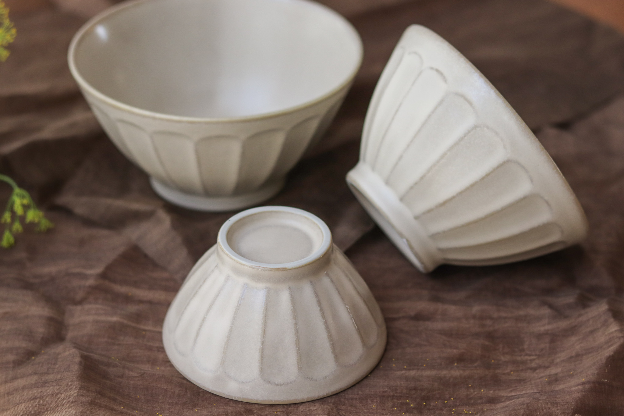 日本 美濃燒 FIORE 高台 飯碗 碗公 拉麵碗