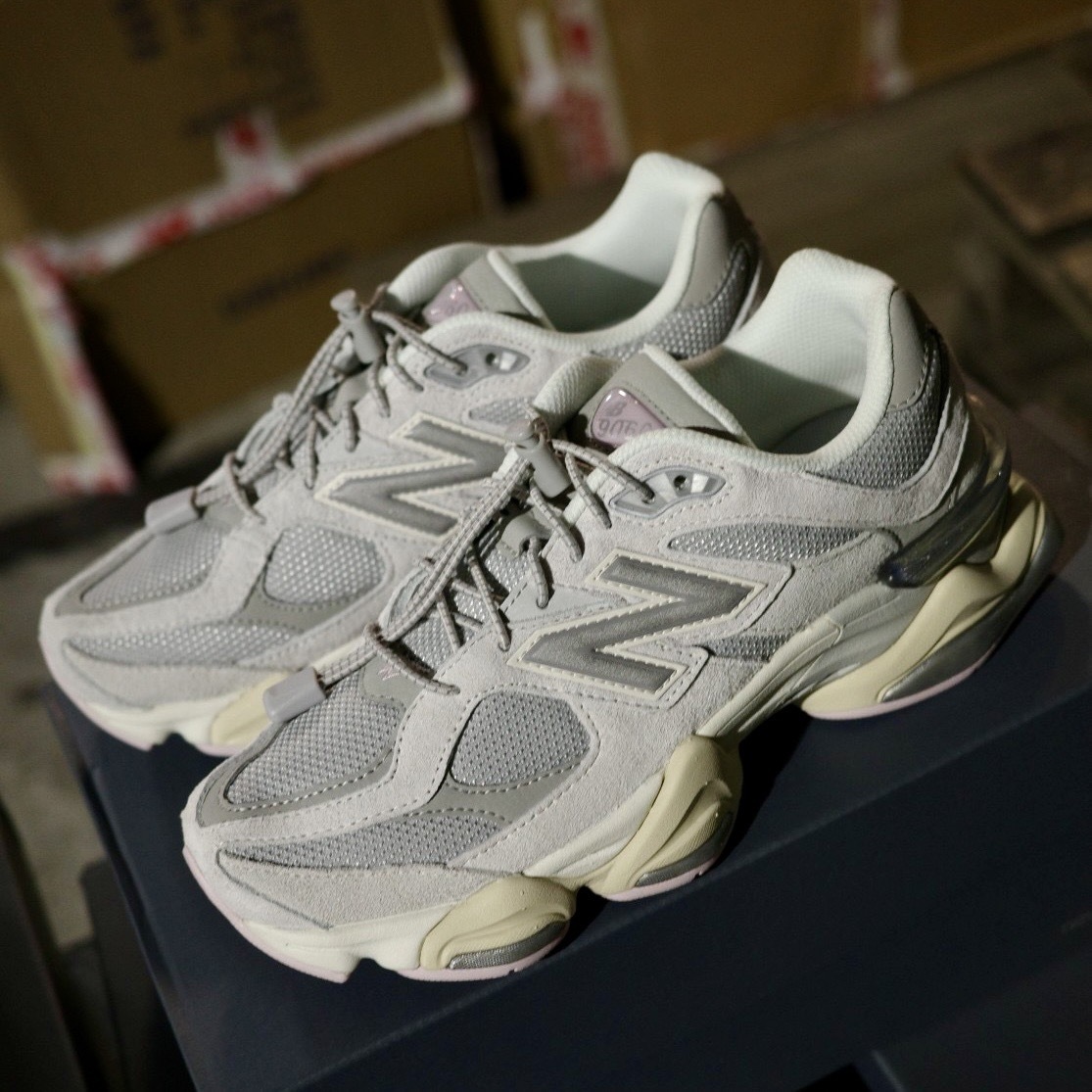 New Balance U9060GM 淺灰 粉色底  9060