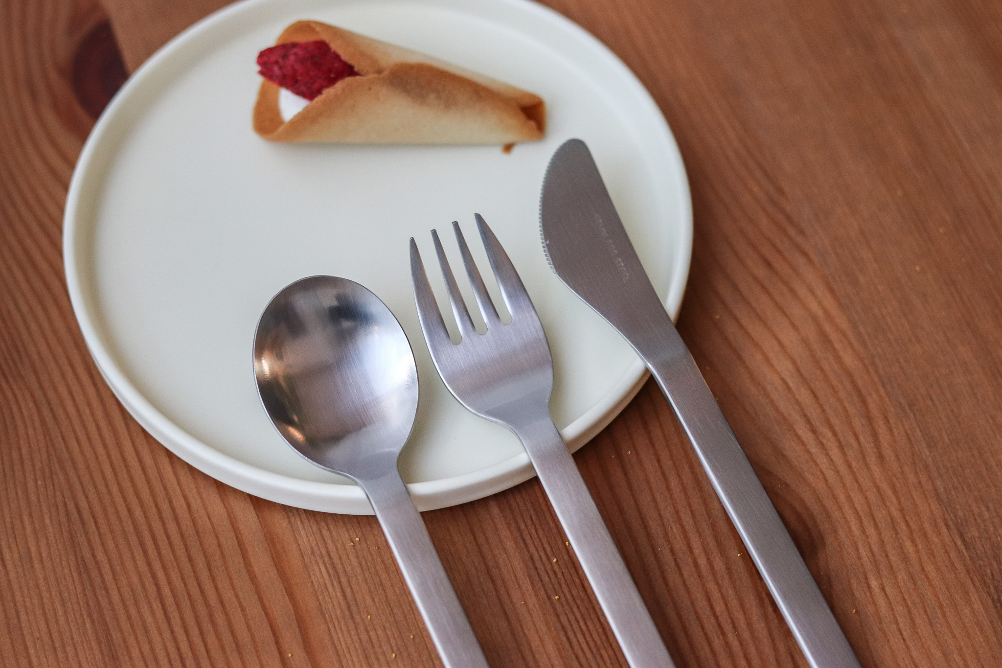 日本 In-Flight Food cutlery 不鏽鋼 餐叉匙刀