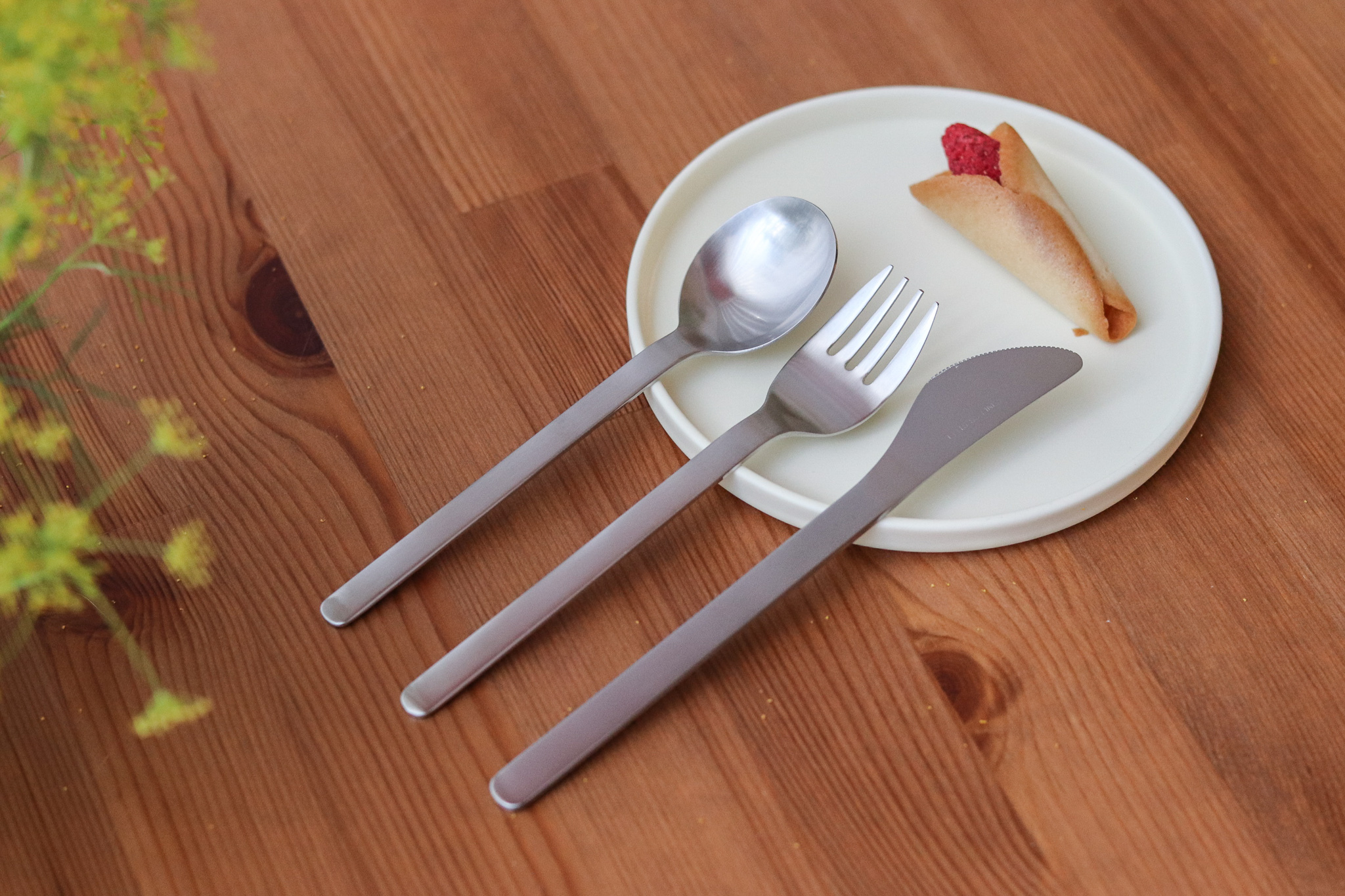 日本 In-Flight Food cutlery 不鏽鋼 餐叉匙刀