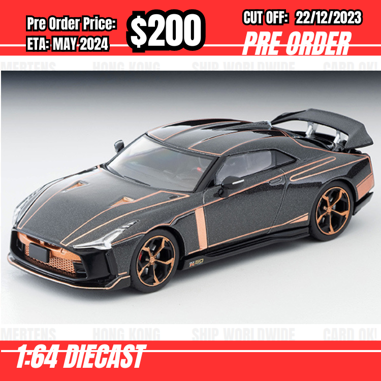 PO-$200 * Tomytec * 1:64 LV-N Nissan GT-R50 by Italdesign Gray M [OD15/12]