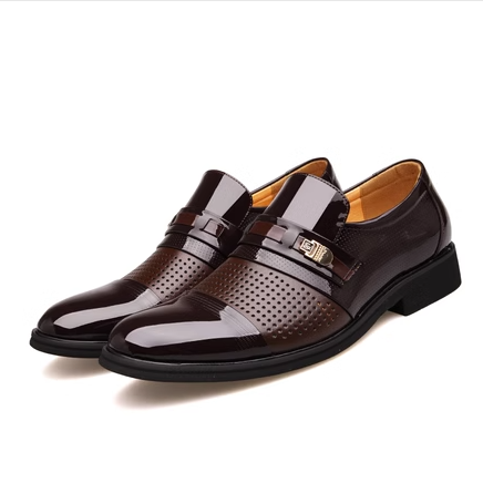 Leather shoes (breathable style)