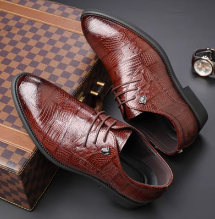 Leather shoes (pointed toe)