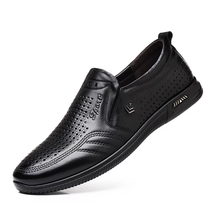 breathable leather sandals
