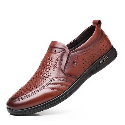 breathable leather sandals